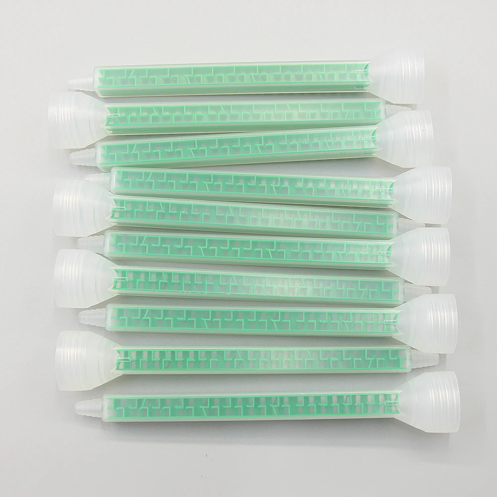 Imagem -06 - Bocal de Mistura Epóxi para Pistola de Cola ab Aplicador Manual Quadrado Estático Fmq0824 10 Pcs 20 Pcs 30 Pcs
