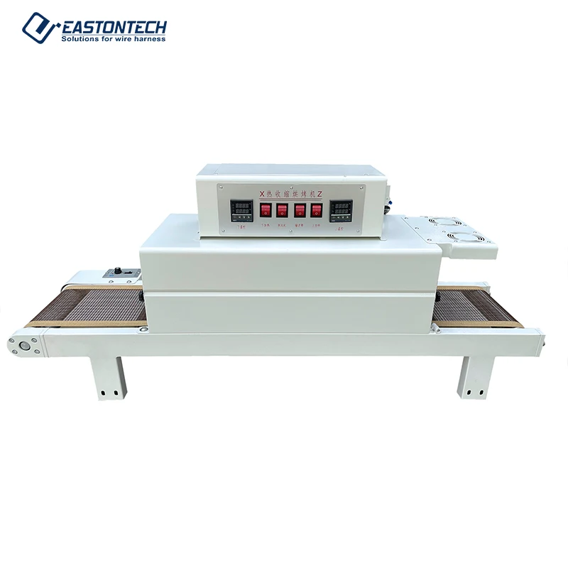 EW-2800 Desktop Heat Shrink Tube Baking Machine Tunnel Oven Assembly Open Type Small Insulation Sleeve Shrinkage Double Side