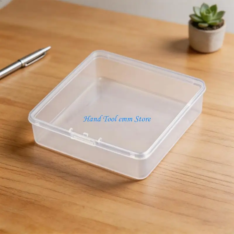 H37F Portable Mini Organiser Transparent Material Perfect For Travel Jewelry Storage