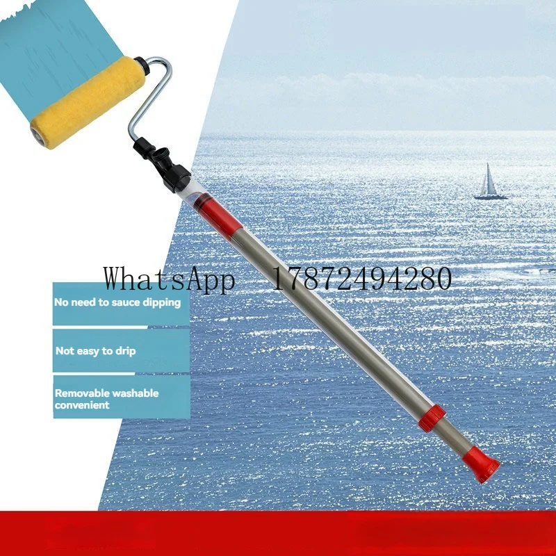 Self-Priming Paint Roller Semi-Automatic Paint Roller Latex Paint Painting Tool Painting Machine Wall Brushing Artifact
