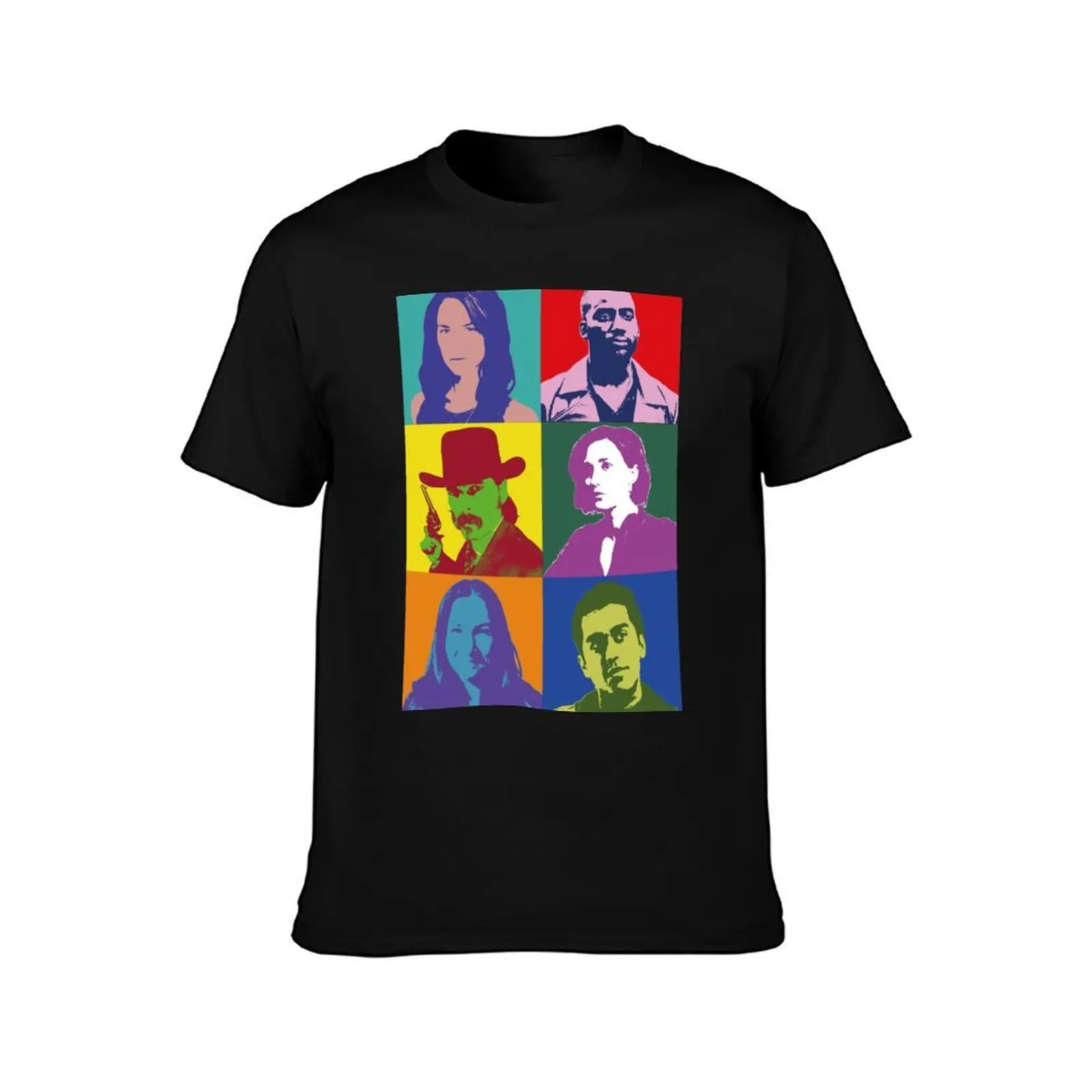 Earp Heroes T-Shirt, Summer Casual Cotton Tee, Oversized Streetwear Tops, Vintage Graphic Print, Loose Fit Short Sleeve