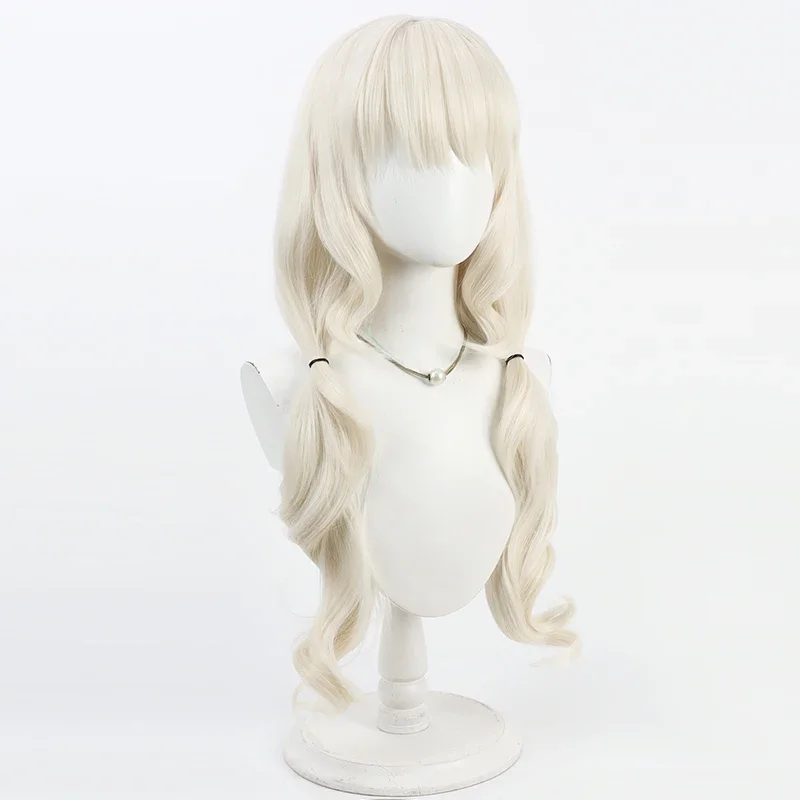 Juego de Anime archivo azul Utsumi Aoba Cosplay peluca fiesta de Halloween Prop pelo sintético fibra resistente al calor + gorro de peluca