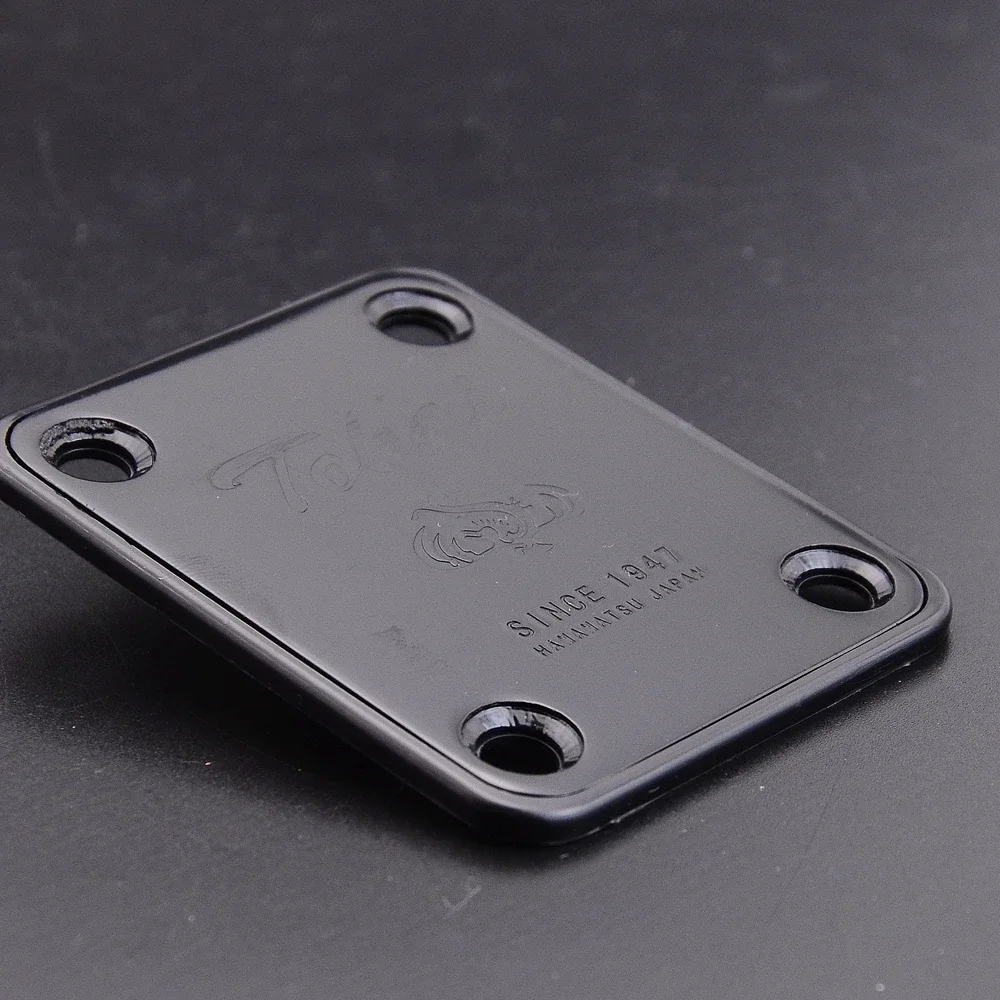1 piece Black Neck Joint Plate For Electric Guitar Bass