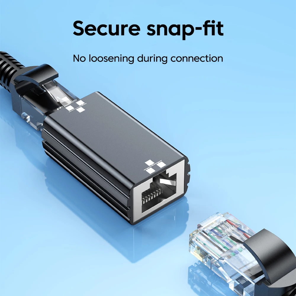 Conector de red Gigabit RJ45, convertidor hembra a hembra, Cable extensor de acoplador Ethernet Cat7 Cat6 Cat5e para concentrador de enrutador de PC