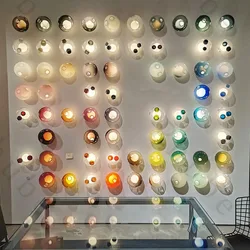 Phube Modern Wall Sconce Lighting Indoor Glass Wall Lamp for Living Room Hallway Staircase Wall Light Fixture Background Bedside