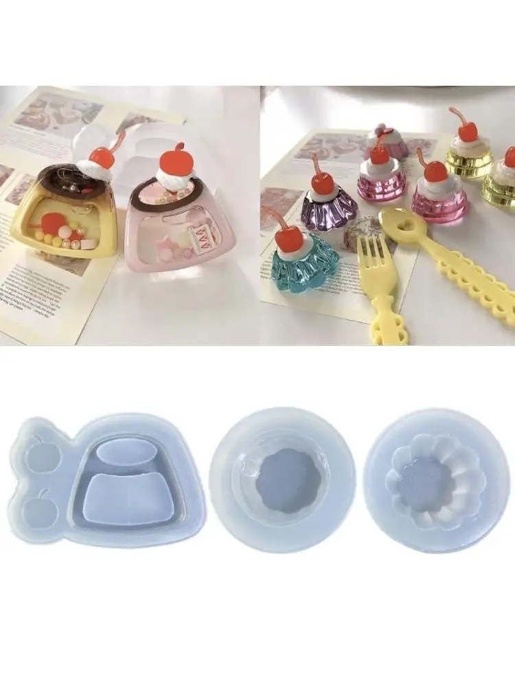 

Геометрический орнамент вишневый пудинг, литье из смолы, силиконовая форма, женский брелок, декор, кулон, форма для зыбучих для