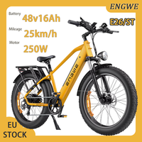 Electric Bicycle ENGWE E26/ST 250W motor 48V 16AH battery Max Speed 25KM/H 26-Inch Tire Adult E-Bike Urban leisure Electric Bike