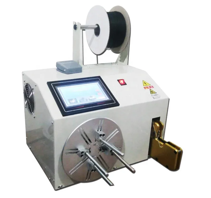 

USB Cable manufacturing equipment, coil Winding Machine manual winding twist tie machine WL-30A