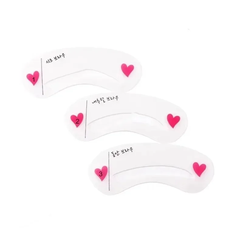 1/2/4/6set Reusable Eyebrow Stencil Beauty Makeup Brow Stamp Template Eyebrows Shape Set Eye Brow Makeup Tools Accessories view 4