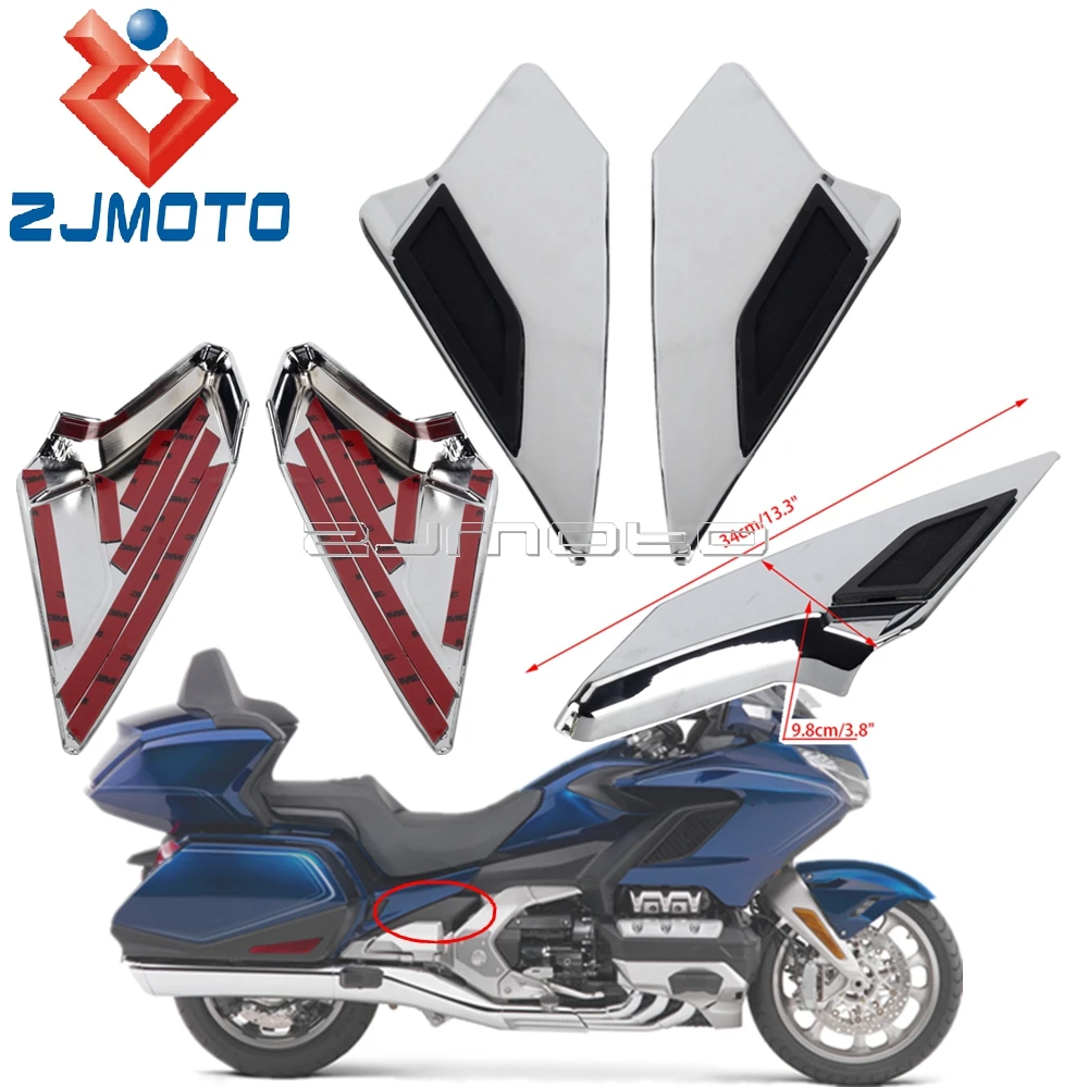 

Motorcycle Pedal Upper Side Fairing Cover Decorative Trim For Honda Gold Wing GL1800 Tour DCT Airbag 2018-up 2019 2020 2021 2022