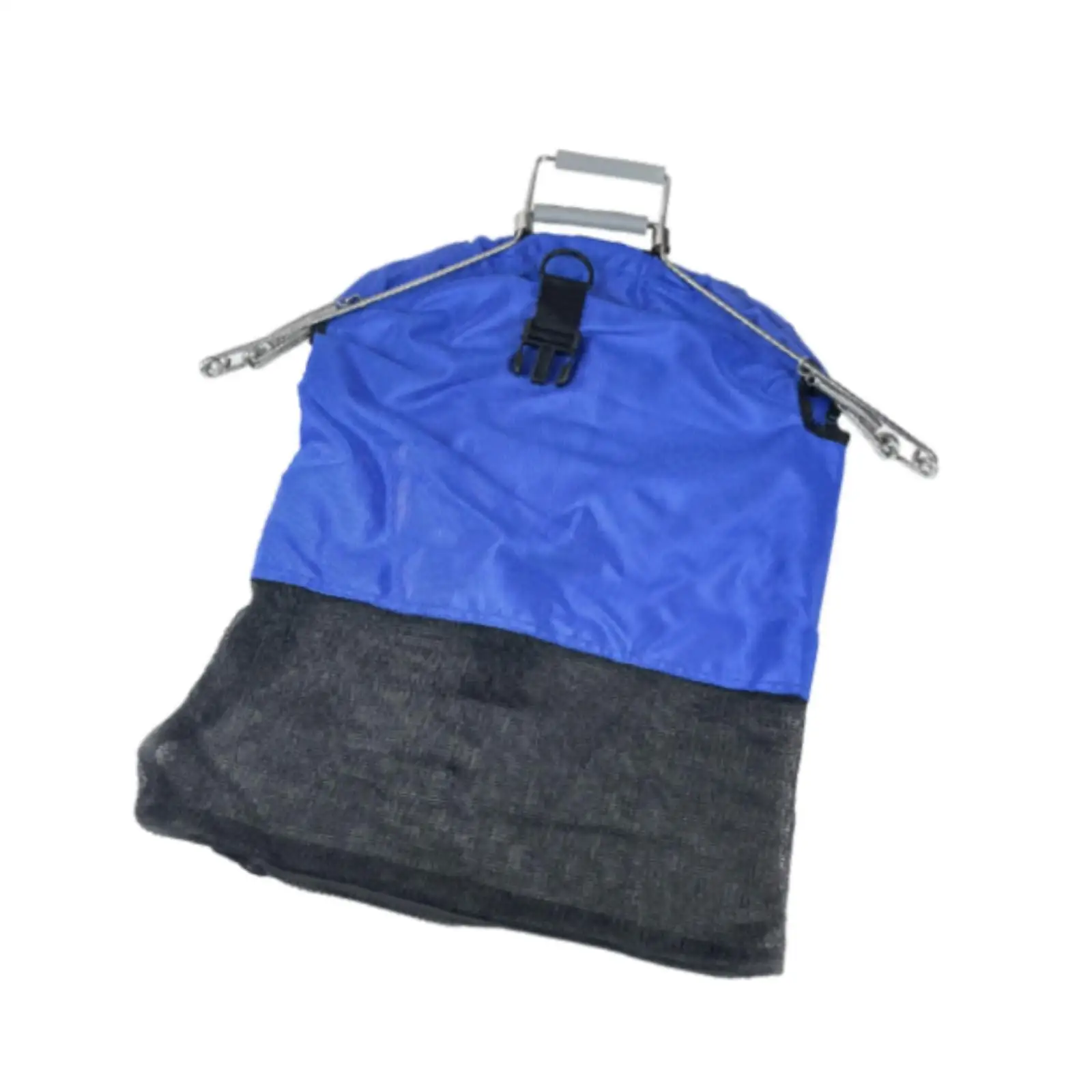 

Fishes Lobster Catch Bag Spring Handle Fast Draining Nylon Spearfishing Bag