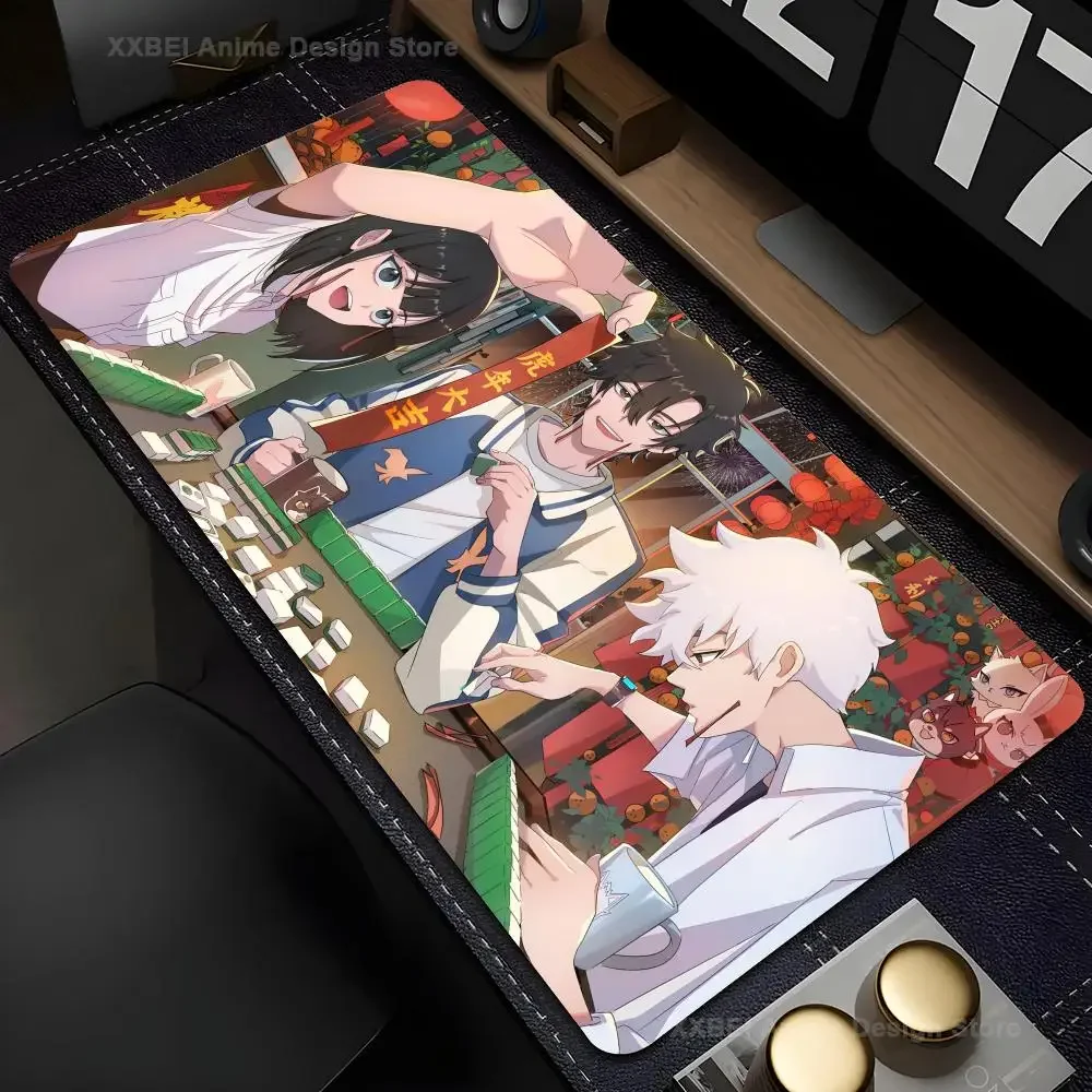 Imagem -05 - Anime L-link Mouse Pad Grande C-click Mousepad Acessórios para Jogos Tapetes de Mesa Anti-slip Laptop Mice Pad