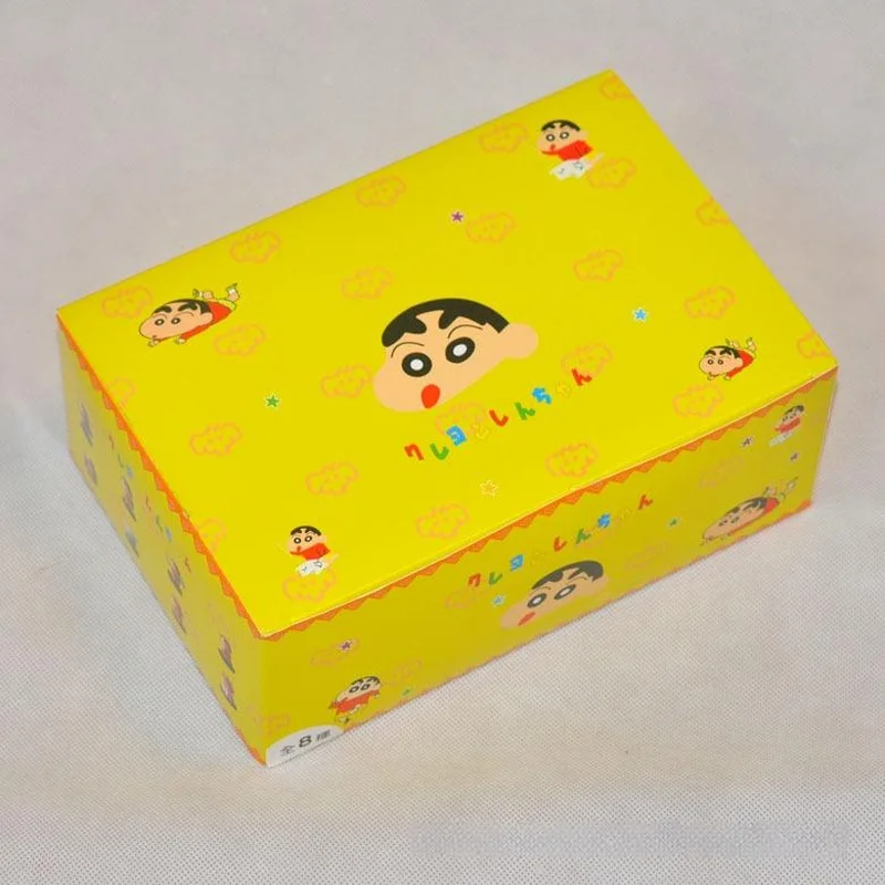 

Новинка 2023 милая и забавная сцена Crayon Shin-chan 8 шт. 1 коробка украшения Аниме периферийная модель Детский Рождественский подарок