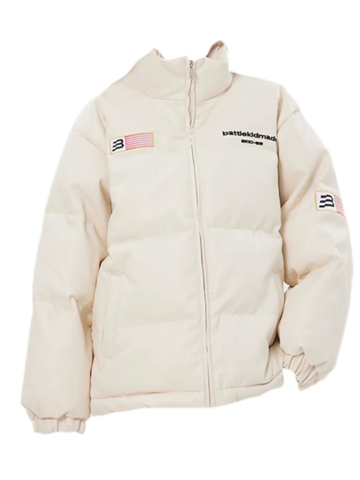 

plus Size Women's Faionable Cotton Jaet Thiened Winter Coat Embroidered Bread Sle Outerwear for plus Size Sisters