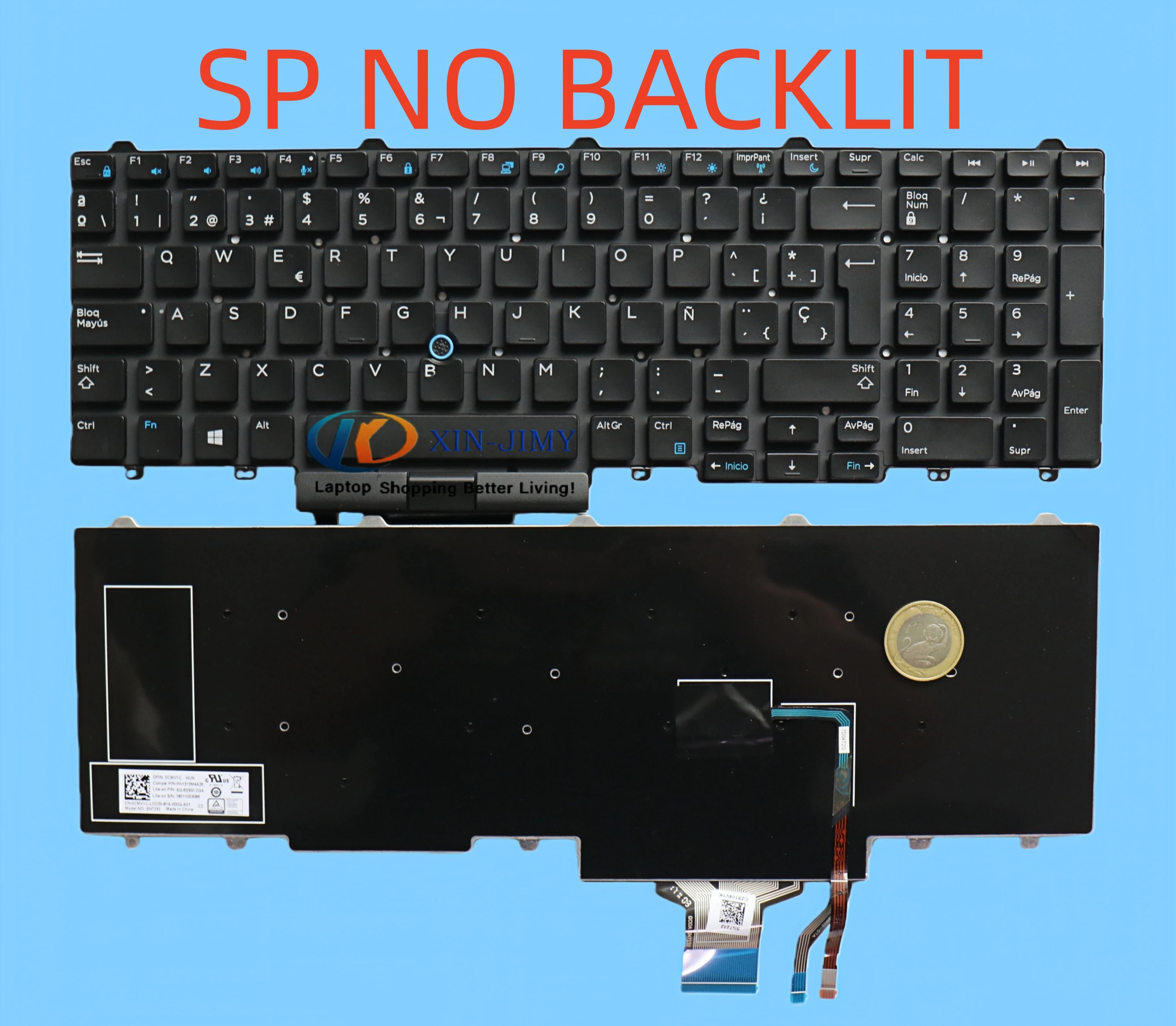 

Для DELL Latitude E5550 E5570 E5580 5550 5580 5590 5591 новая клавиатура США/Великобритании/RU/FR/SP