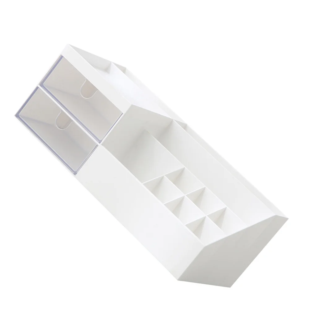Desktop Pen Storage Container Makeup Brush Holder Box Multipurpose Organizer for Desk Stationery Keys Scissors Notes