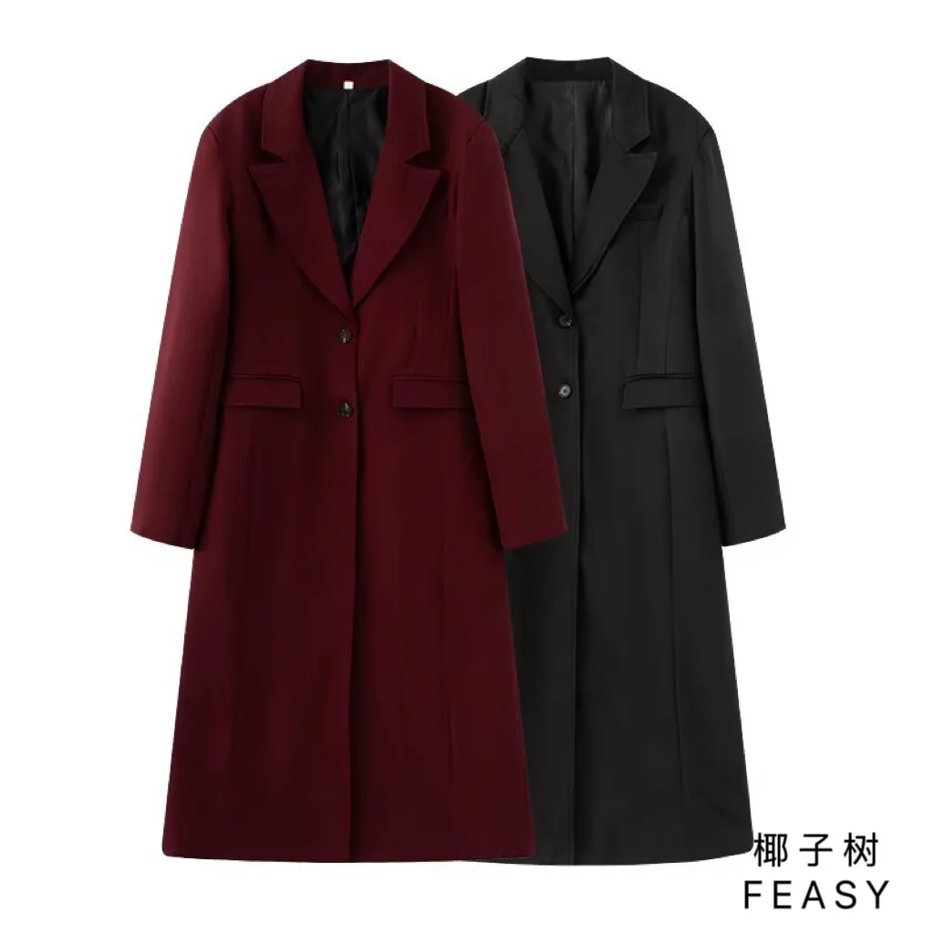 

Европейская и американская женская мода, длинный костюм, пальто, ранняя весна, новая темпераментная верхняя одежда, плюшевая куртка