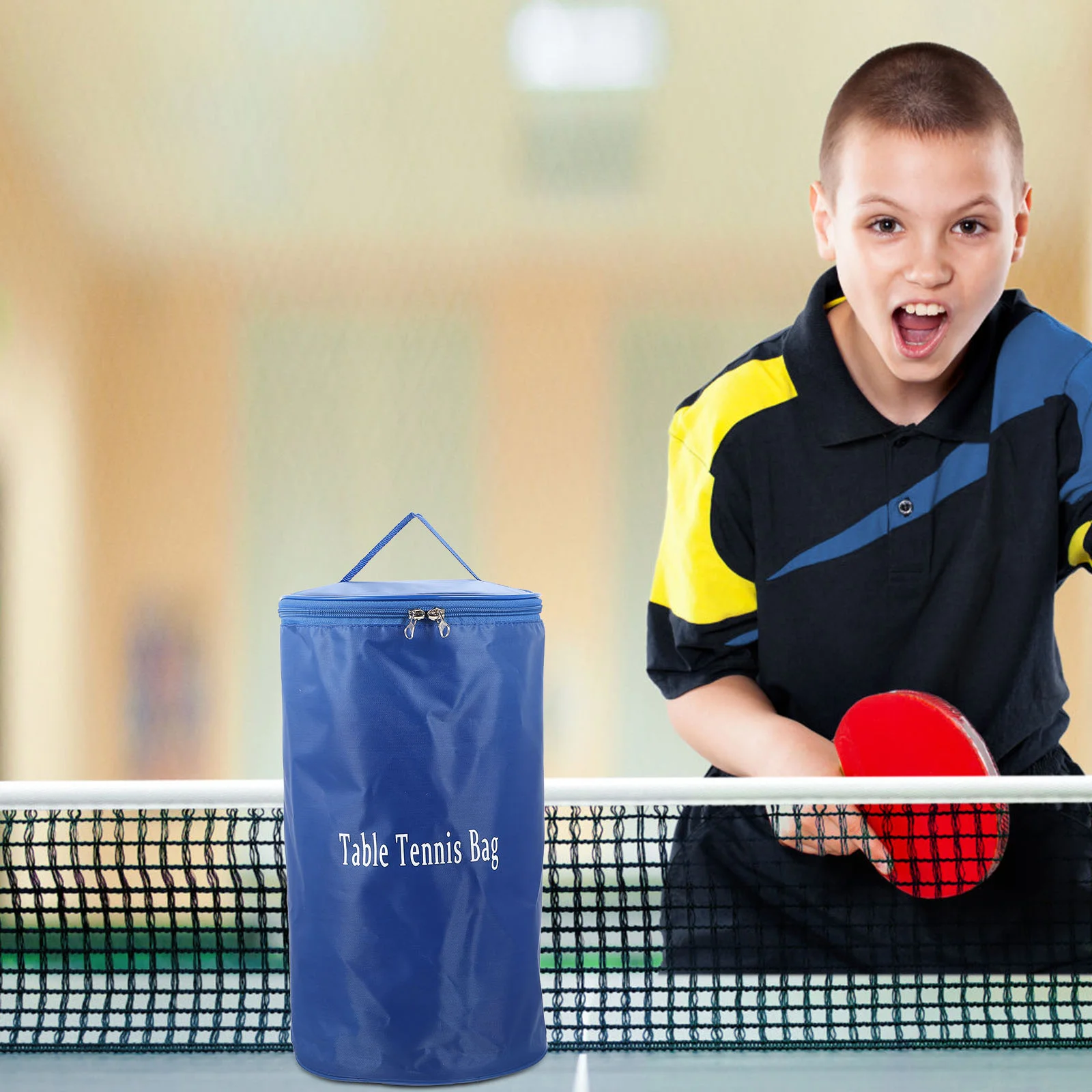 

Table Tennis Bag Portable Pingpong Oxford Cloth Pouch Storage Sports Balls Outdoor Organizer