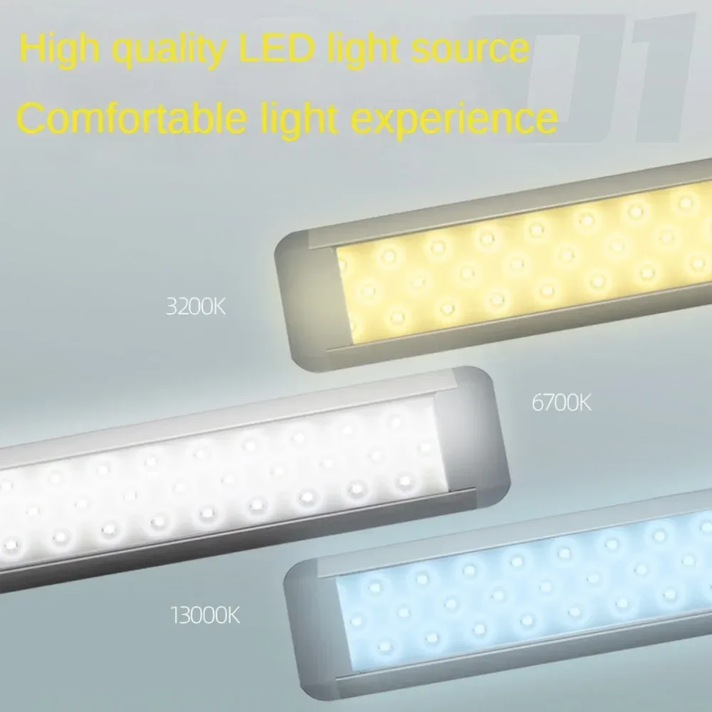 

Aluminum Alloy LED Aquarium Light 3200K/6700K/13000K Cold and Warm White Light Arowana Color Hair Color Natural Full Spectrum
