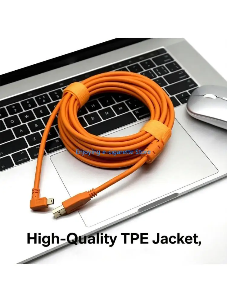 Photo Transfer Camera Cable for Computer Import, USB Data Support, Metal Contact Finish, and Desk Photo Option Y4QF