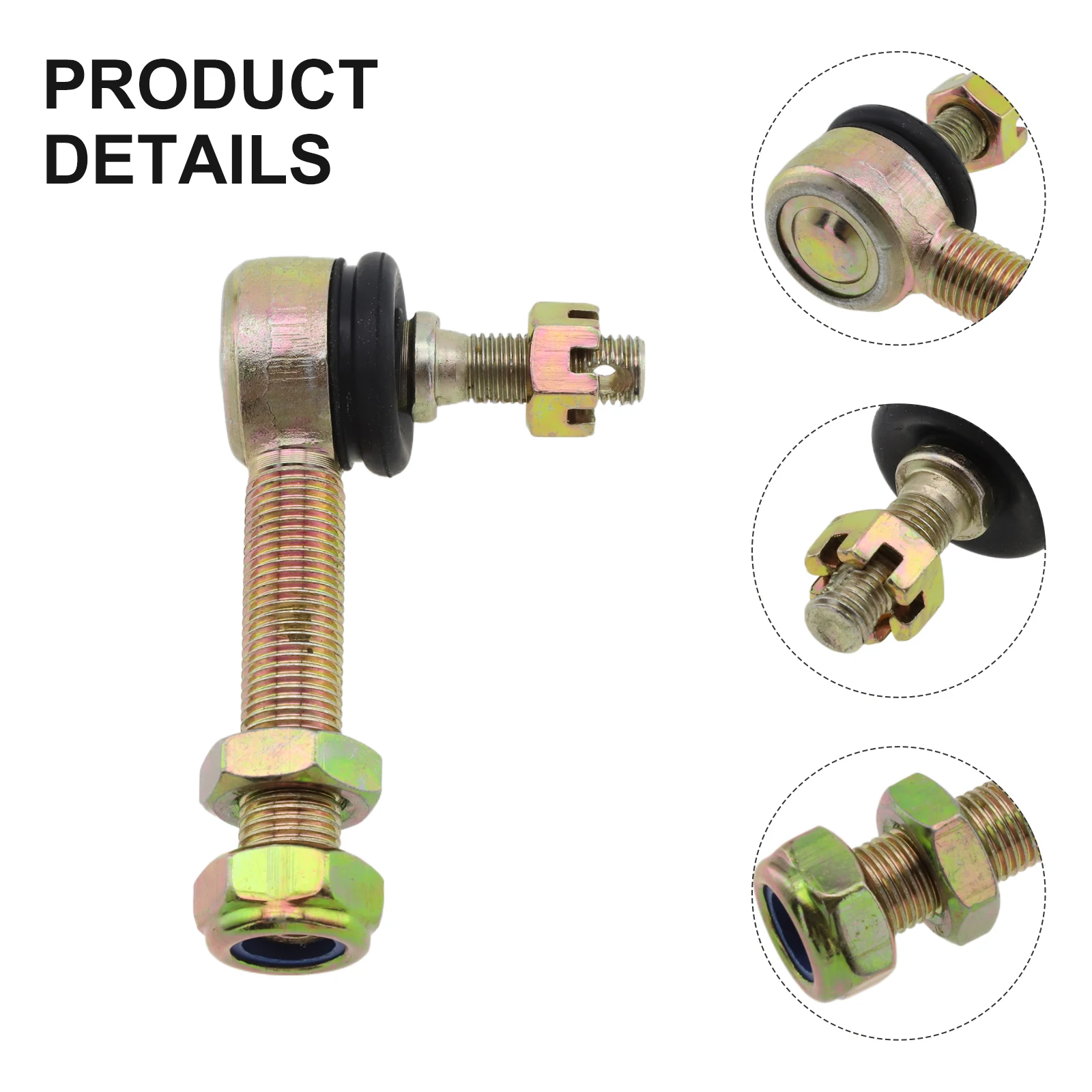10mm for m10 Tie Rod End Ball Joint For 110 125cc for atv for quad for Dirt Bike For Buggy For Taotao Imensional And Material