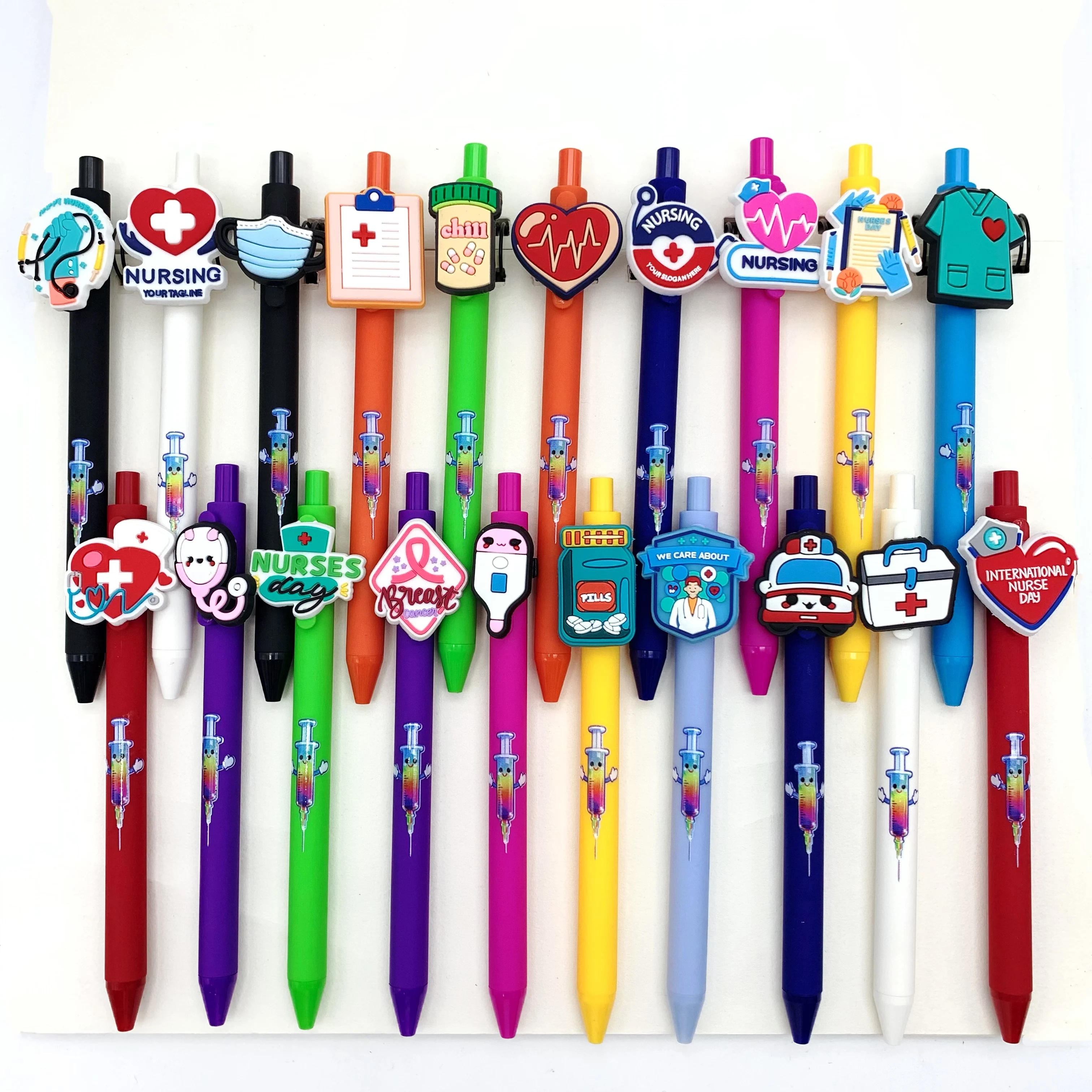 

10 шт./15 шт., шариковая ручка с принтом на медицинской тематике, медицинское оборудование, элемент, шариковая ручка, студенческая ручка для письма, подарочная ручка