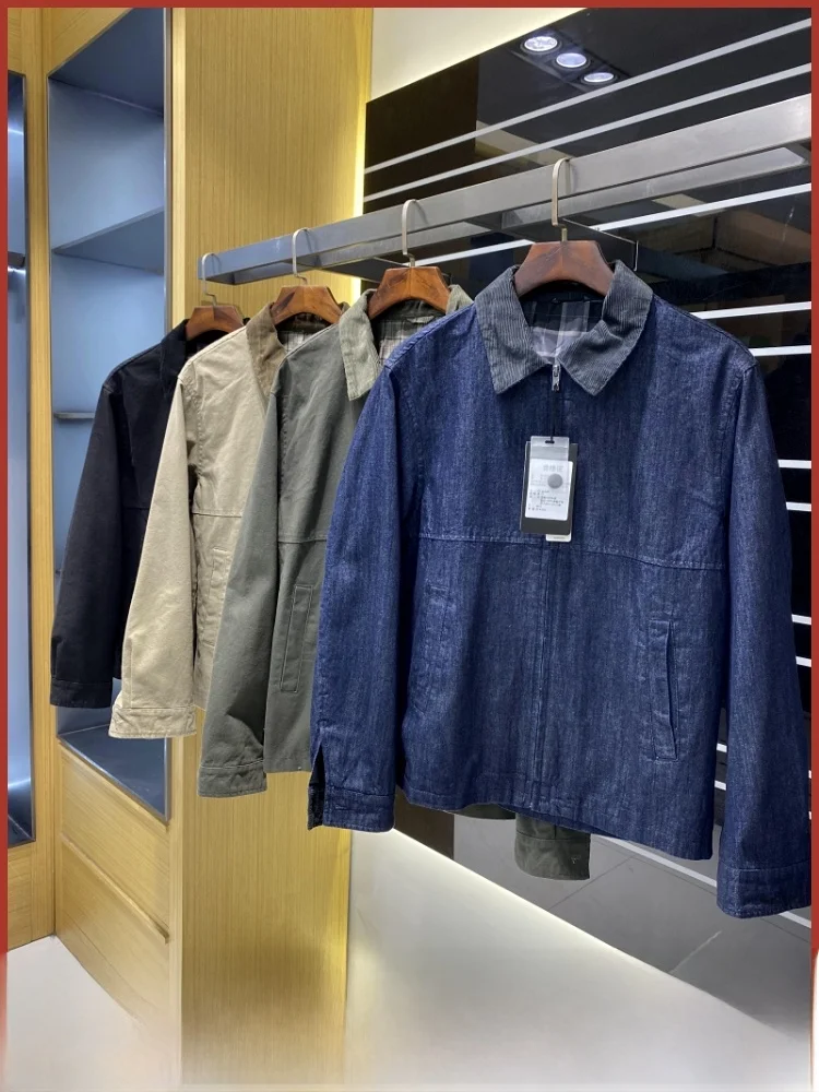 

ex Уличное повседневное ретро ветрозащитное пальто на молнии или Jaet Faionable Urban Sle из хлопка с воротником-стойкой на молнии