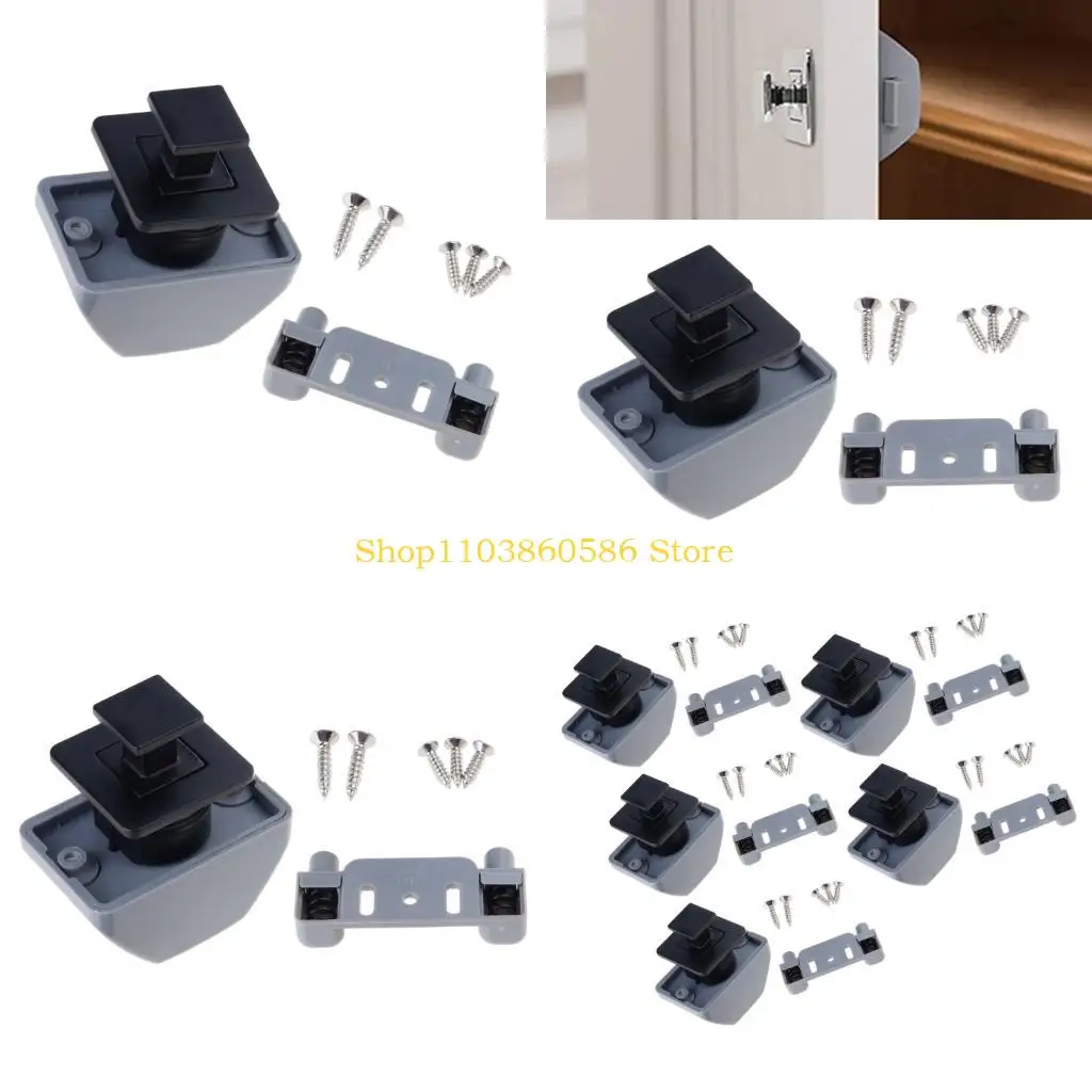 242A Secure Push Button Locking Mechanism Convenient Single Button Lock Simple Installation for Camping Trailers & Boats