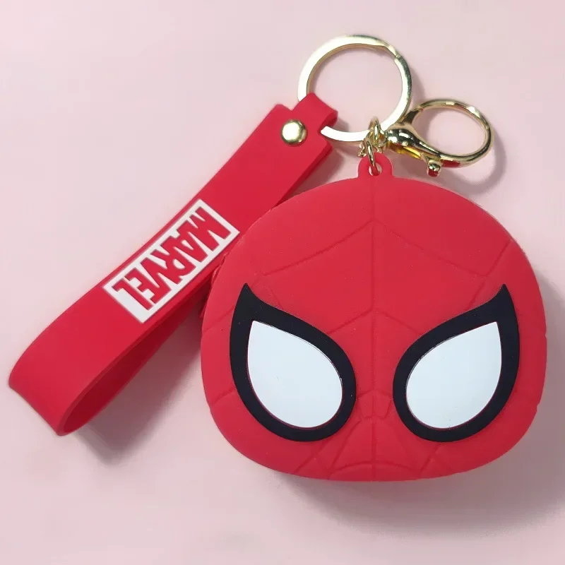 New Marvel Coin purse Creative Avengers Coin purse Keychain Cartoon Anime Car Key Bag Bag Pendant Tide Cool Spider-Man Keychain