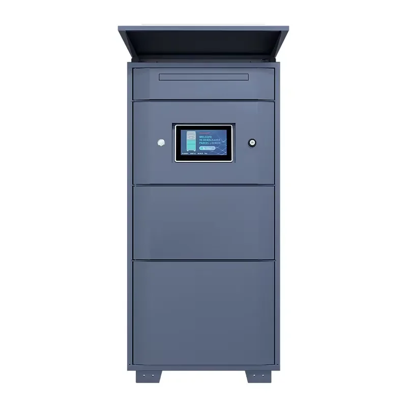 Wholesaler Kiosk Solar Panel Laundry Package Courier Smart Parcel Storage Mailbox Sun Charging Parcel Locker Saving Energy