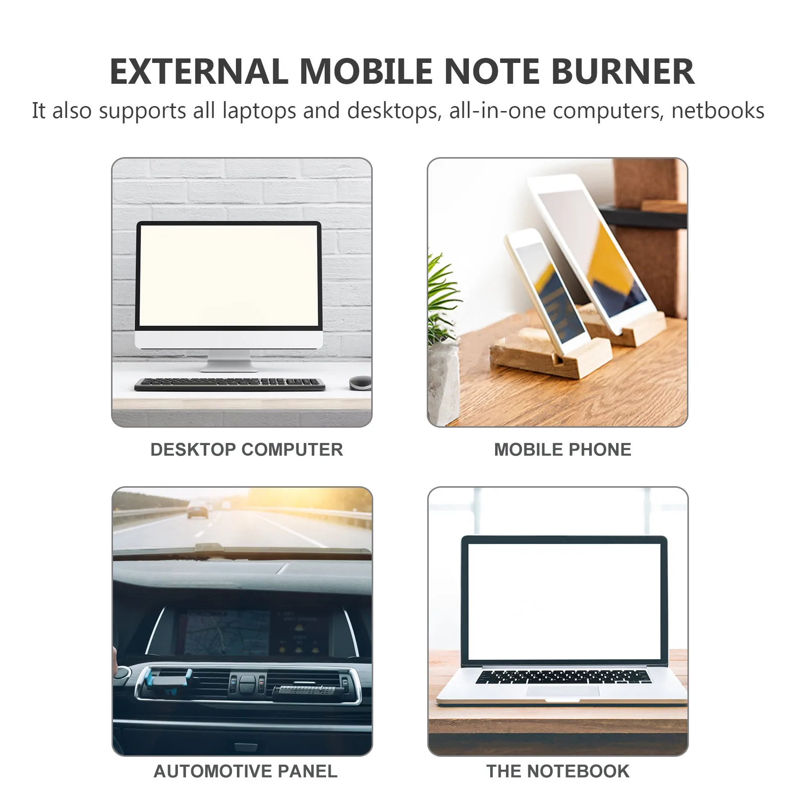 

Portable External Dvd Drive USB 3.0 Type-C Cd Burner for Laptop Desktop No Driver Needed Dvd Writer Player