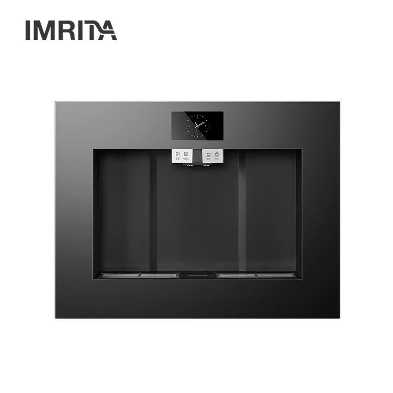 IMRITA Stainless Steel Kitchen Sparkling Water Dispenser Built-in Wall Recessed Drinking Hot Cold Water Dispenser with Sparkling