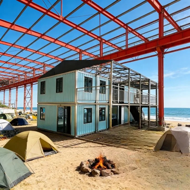 Energy Saving, Environmentally Friendly, Comfortable, 20/30/40ft Economical Foldable Double Wing Mobile Commercial Folding Room