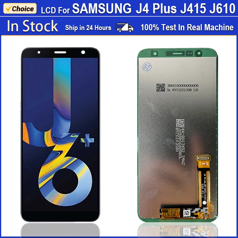 Para Samsung J610 LCD MONTAJE DE digitalizador con pantalla táctil para Samsung J4 Core J4 + 2018 J4 Plus J415 J415F J410 pantalla LCD con herramienta