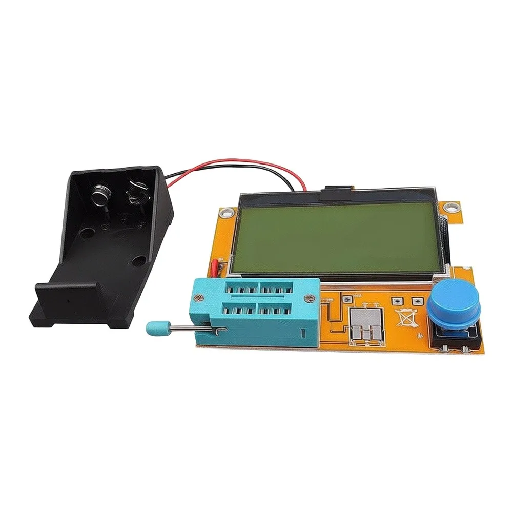 Transistor Tester Resistor Inductor Capacitor LCR Meter With Case 12864 LCD Display For NPN For Pnp MOSFET Diode Electronic