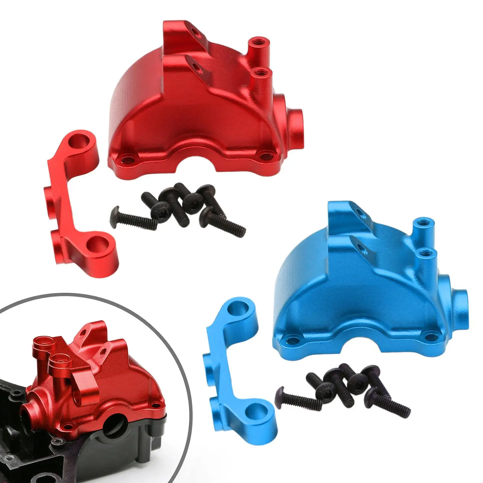 1:10 RC Car Gearbox Cover Replacements Differential Housing Shell Arm Stabilizer for TT02