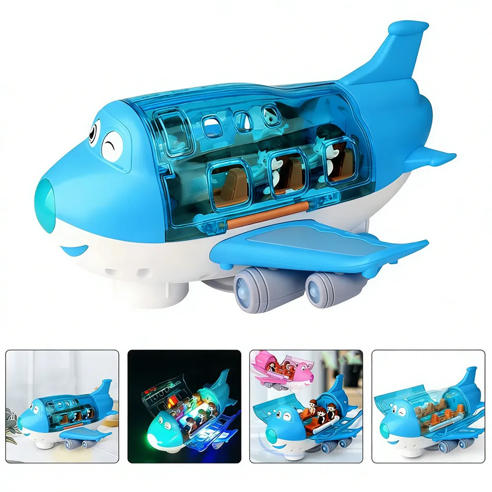 

Realistic Airplane Musical Electronic Moving Light Baby Toddler Learning Educational Development Interactive Plane Gift