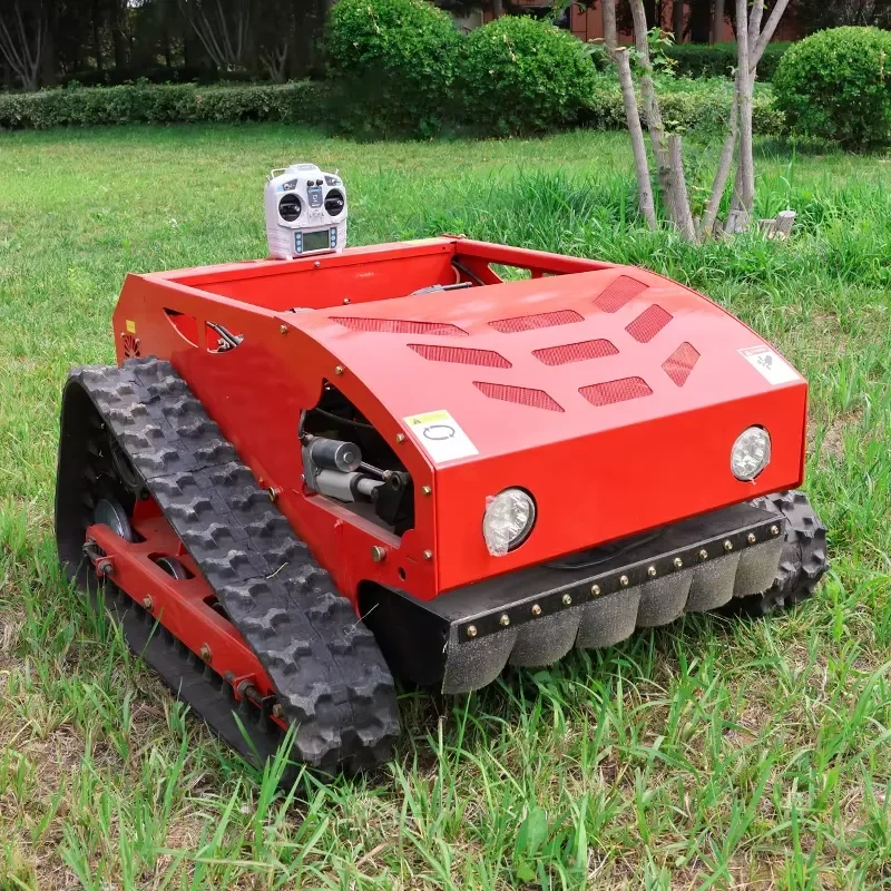 Chinese Factory Hot 600mm 800mm 1000mm Crawler zero Turn Tractor Remote Control Lawn Mowers for Orchard