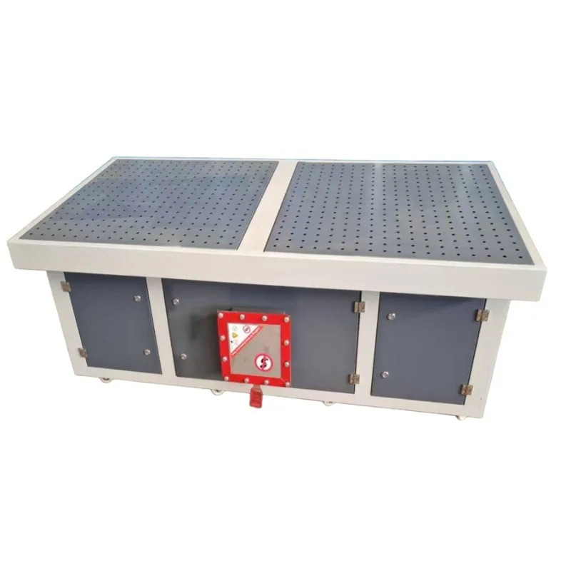 Multifunctional grinding table lower suction table and polishing dust collector table