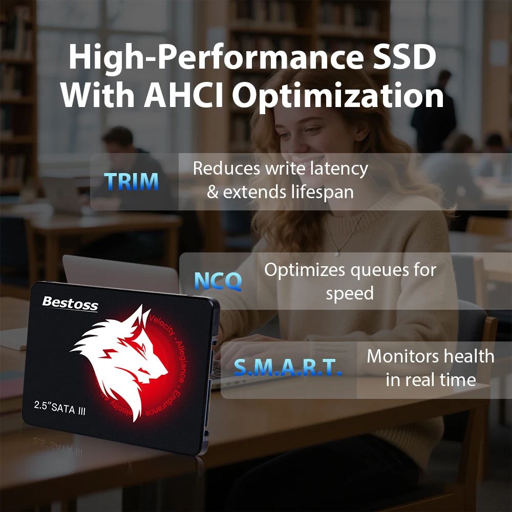 Bestoss 2.5 SATA3 SSD 120GB 240GB 480GB 128G 256G 512GB 1TB 2TB 4TB Disco rígido interno de estado sólido para laptop Disco rígido desktop