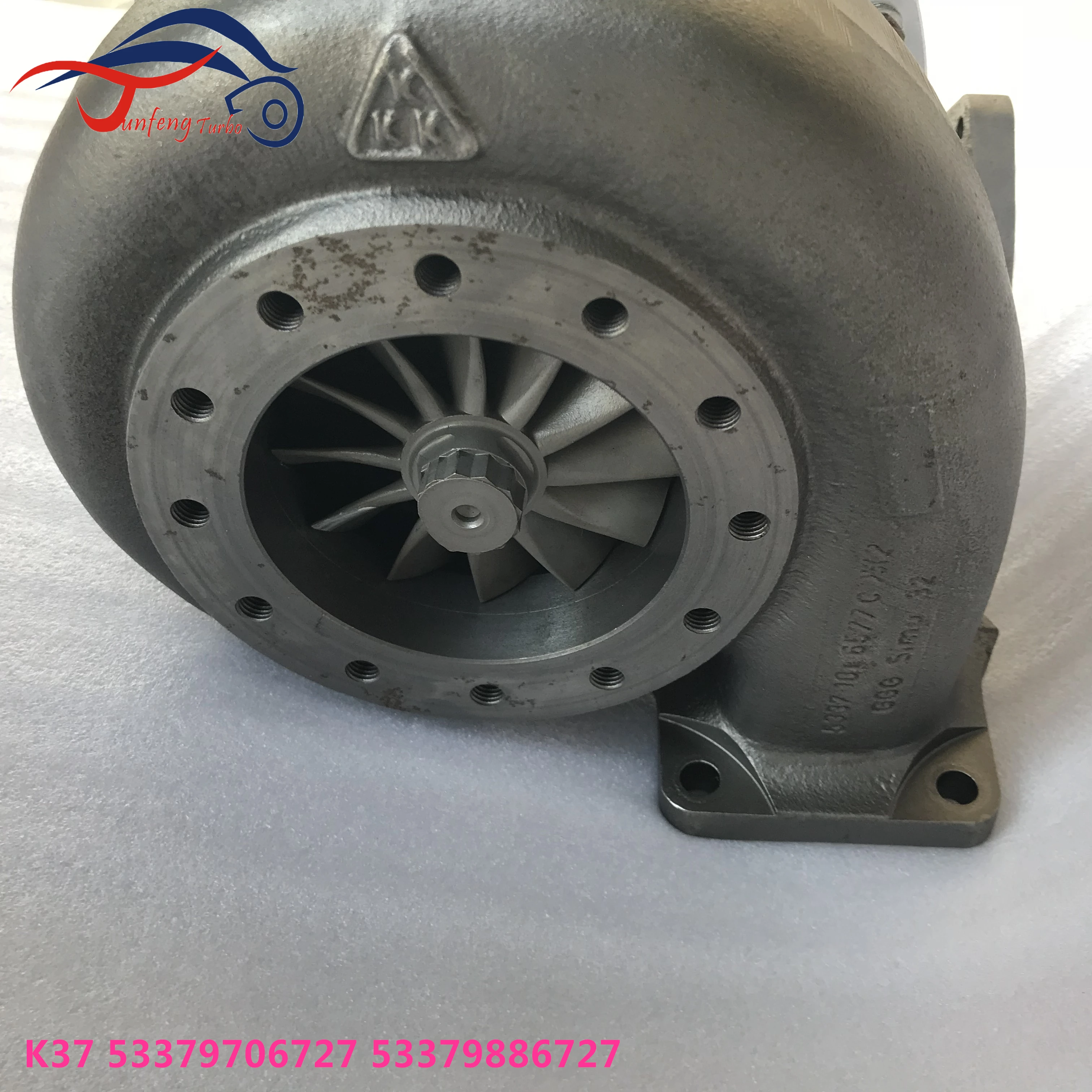 53379706727  K37 Turbocharger for Deutz Industrial with TBD234V16 TBD234V8 Diesel Engine 53379886727 12190373 12270066