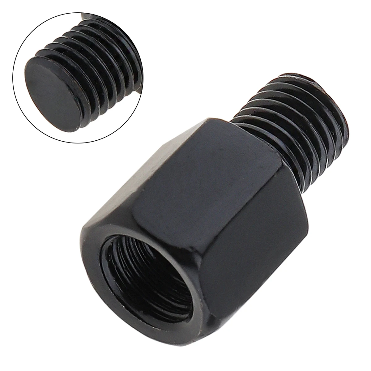 10mm Clockwise Male to 10mm Anti-clockwise Female Thread Rearview Mirror Adapter M10 Rear View Mirrors Extender Screws Bolts