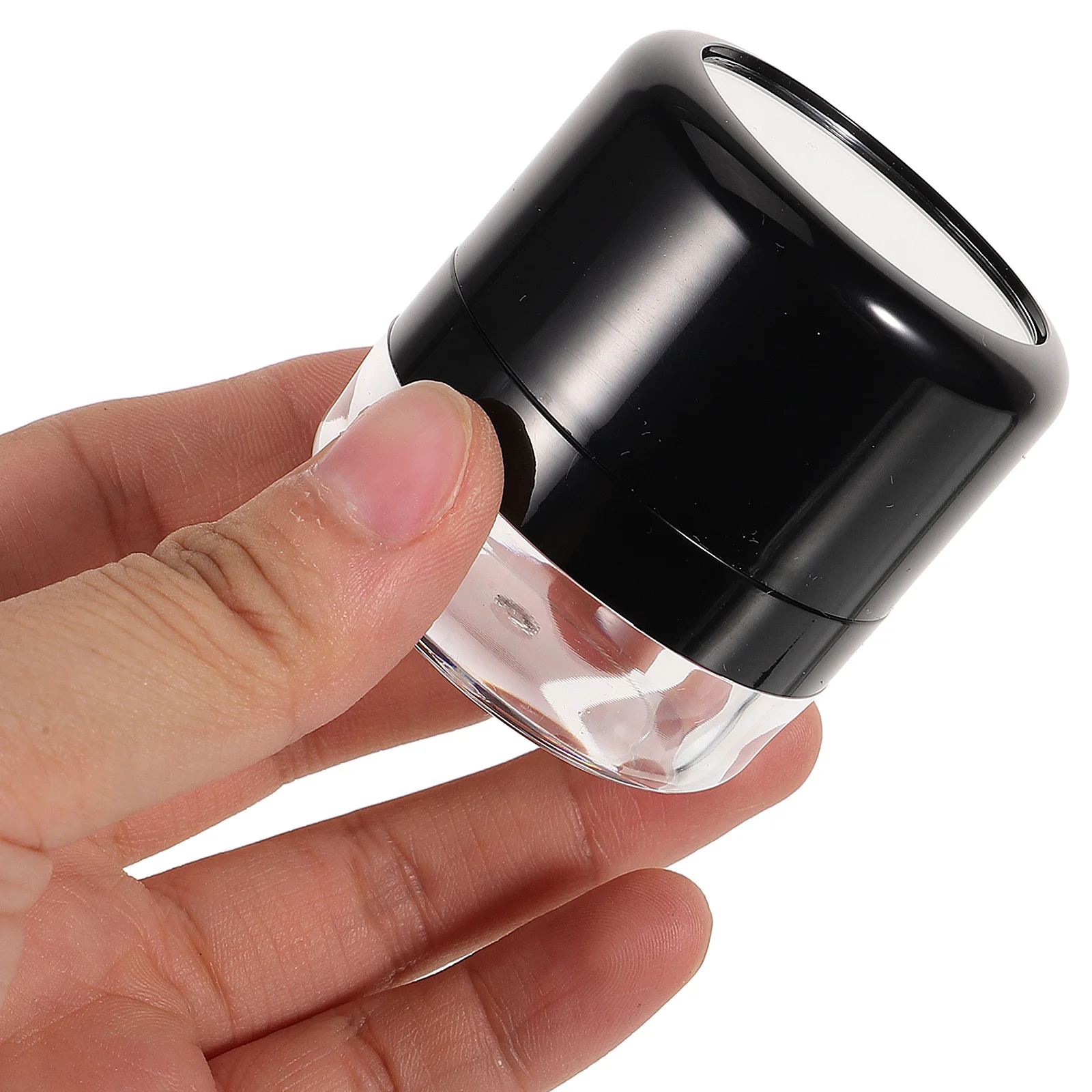Powder Box Mini Plastic Containers With Lids Empty Travel Jars For Makeup Loose Powder Talc Sample Storage