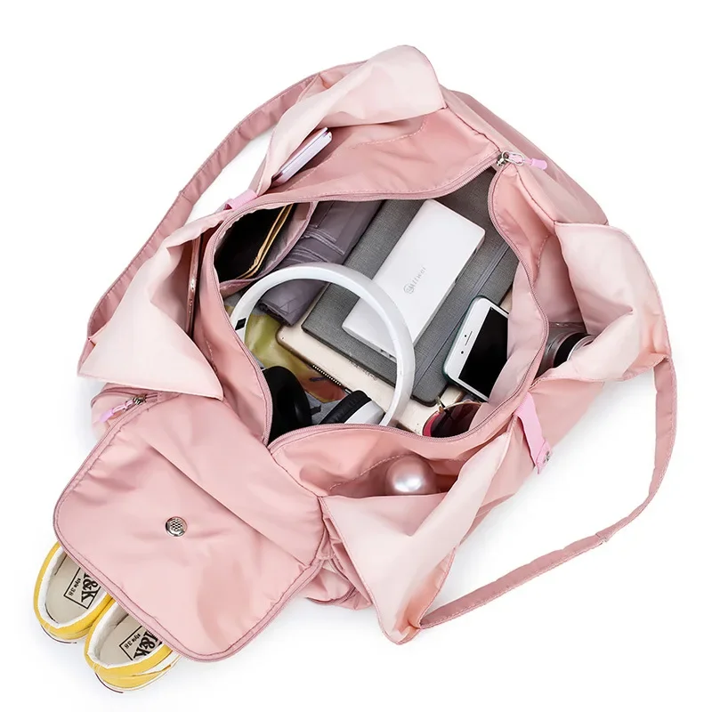 Tas Yoga Wanita, Tas Olahraga Fitness, Tas Latihan, Tas Renang, Tas Travel, Tas Duffel, Tas Olahraga dengan Kompartemen Kering dan Basah Terpisah, Tas Selempang Olahraga