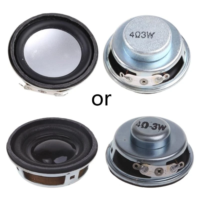 

Pack of 2pcs Portable Speaker Mini 4ohm 3W Stereo Woofer Loudspeaker JOMD