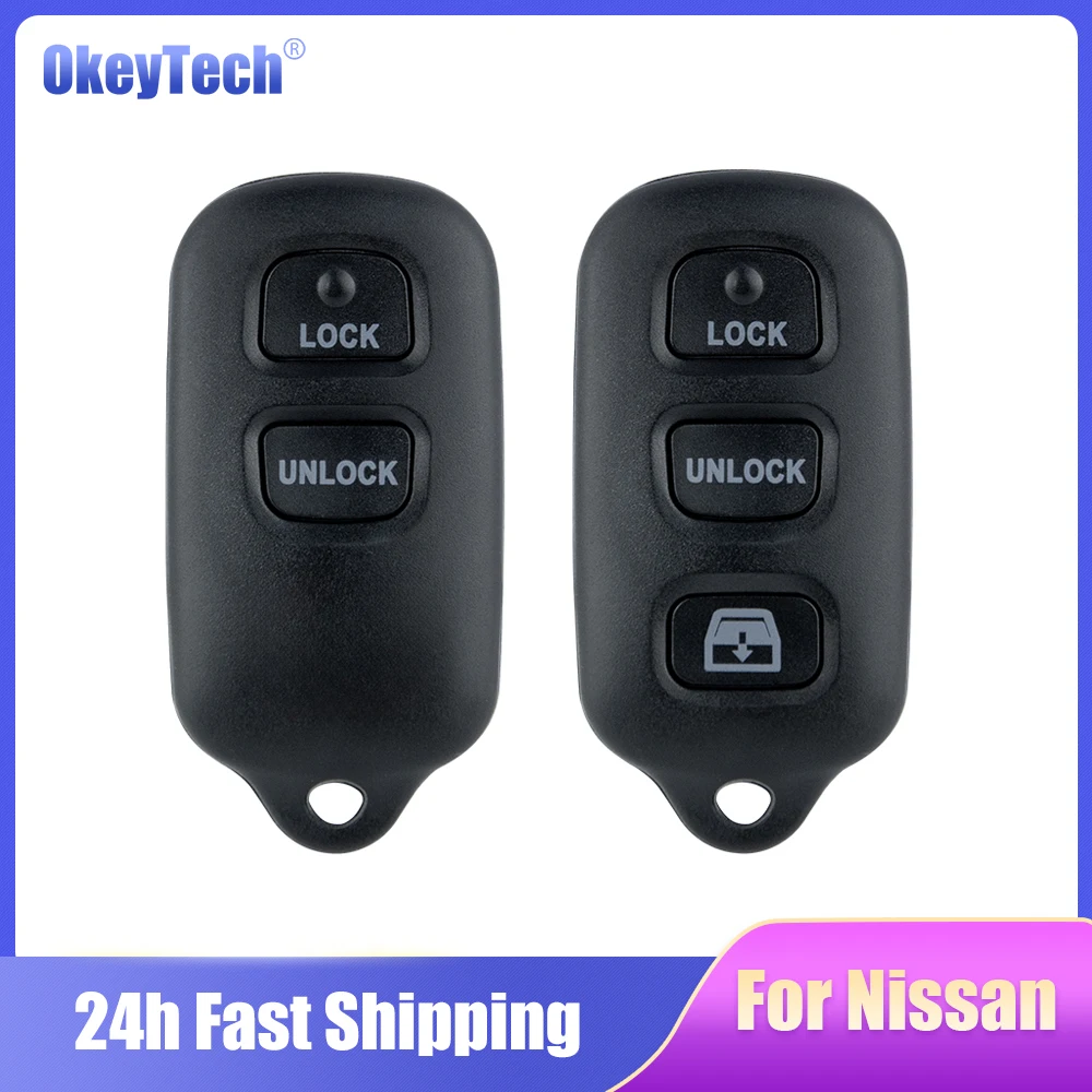 

OkeyTech 2+1/3 +1 Buttons Replacement Remote Car Key Shell Case Fob For Toyota Highlander Camry Solara Corolla Sienna 2002 -2007