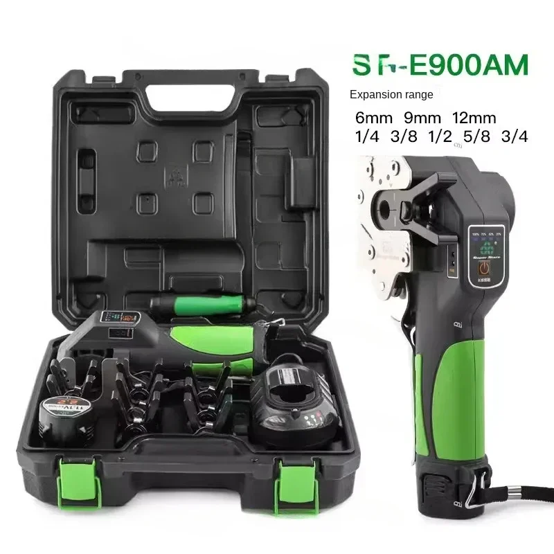 Flapper ST-E800A Lithium Battery Pipe Expander Conditioner Copper Tube Expansion Trumpet Suit