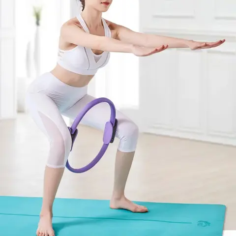 Yoga Fitness Pilatesring Yogaring Öppen Ryggring Magisk Ring Bäckenbottenmuskelträning Yogatillbehör Pilatesring 8 best sales gymringar - №6