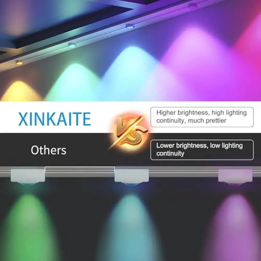 100FT Smart RGB IC Outdoor Eaves Lights App Remote Control 234 Dynamic Modes Waterproof Yard Patio Garage Music Sync Timer