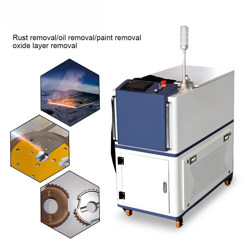New Design Continuous Fiber Laser Cleaning Machine Rust Removal Laser Cleaner